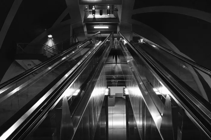 Gerahmter Druck : U-Bahnhof in Köln Gerahmter Druck : U-Bahnhof in Köln