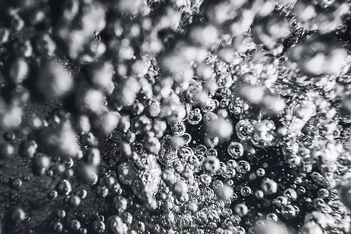 Gerahmter Druck : Unterwasserbläschen Abstraktes Hintergrundbild Gerahmter Druck : Unterwasserbläschen Abstraktes Hintergrundbild