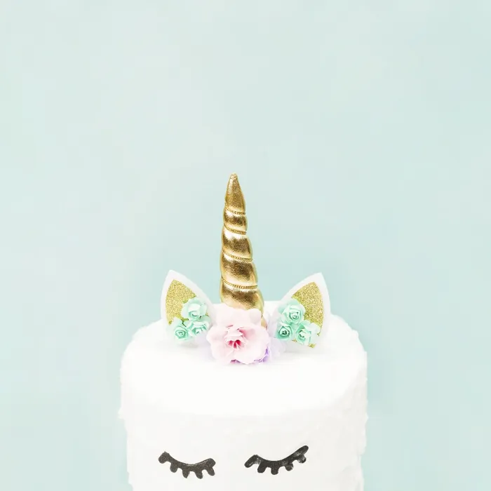 Gerahmter Druck : Einhornkuchen
