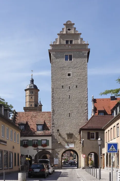 Gerahmter Druck : Oberes Tor, Volkach, Mainfranken Gerahmter Druck : Oberes Tor, Volkach, Mainfranken