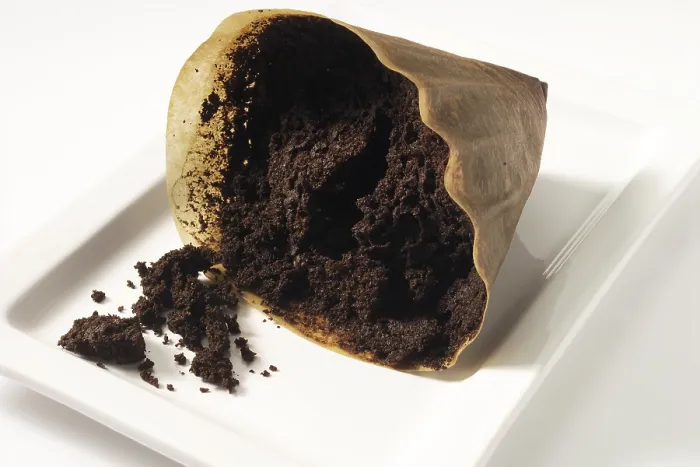 Gerahmter Druck : Verwendeter Kaffee Filter Gerahmter Druck : Verwendeter Kaffee Filter