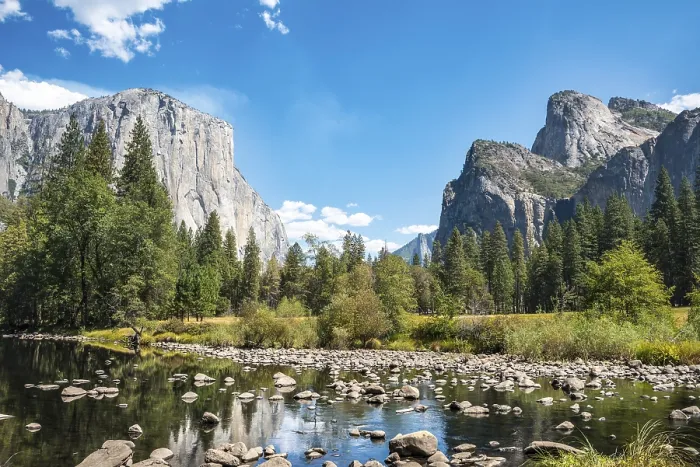 Gerahmter Druck : Talblick, Blick auf El Capitan Gerahmter Druck : Talblick, Blick auf El Capitan