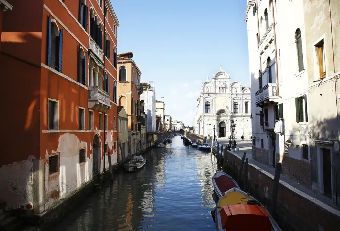 Gerahmter Druck : Kanal von Venedig Gerahmter Druck : Kanal von Venedig