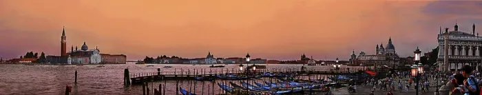 Gerahmter Druck : Venedig bei Sonnenuntergang Gerahmter Druck : Venedig bei Sonnenuntergang