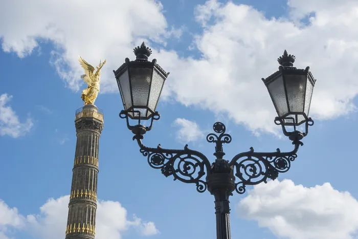 Gerahmter Druck : Siegessäule neben einem schönen Gerahmter Druck : Siegessäule neben einem schönen