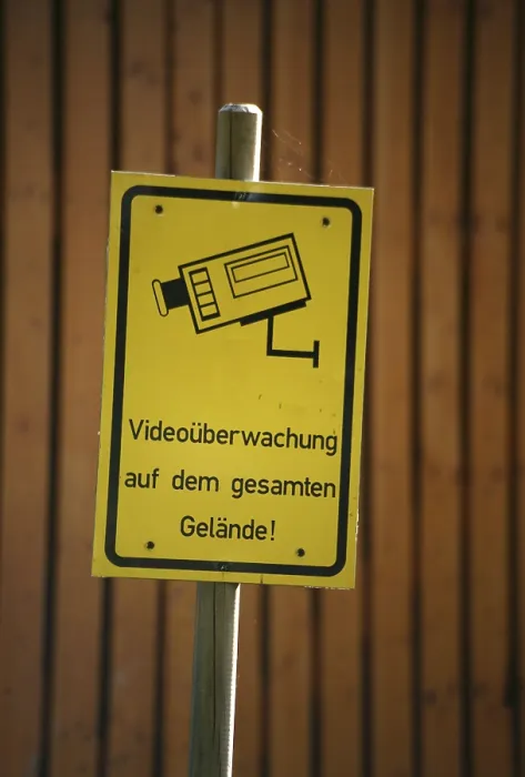 Gerahmter Druck : Videoüberwachung Gerahmter Druck : Videoüberwachung