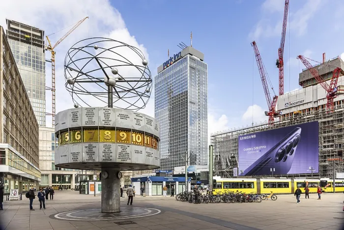 Gerahmter Druck : Ansicht der Alexanderplatz in Berlin Gerahmter Druck : Ansicht der Alexanderplatz in Berlin