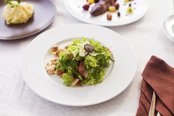 Gerahmter Druck : Obenansicht-Appetit am Restaurant. Gerahmter Druck : Obenansicht-Appetit am Restaurant.