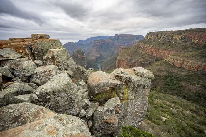 Gerahmter Druck : Blick auf den Blyde River Canyon, Oberer Aussichtspunkt. Gerahmter Druck : Blick auf den Blyde River Canyon, Oberer Aussichtspunkt.