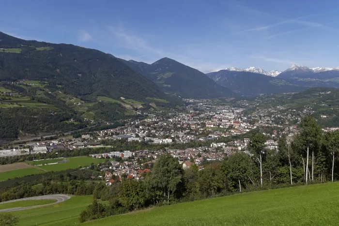 Gerahmter Druck : Ansicht von Brixen in der Eisacktal.