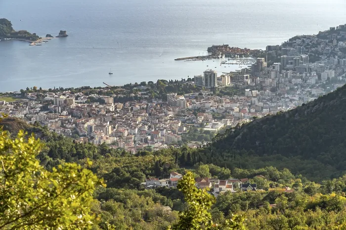 Gerahmter Druck : Blick auf Budva, Montenegro. Gerahmter Druck : Blick auf Budva, Montenegro.