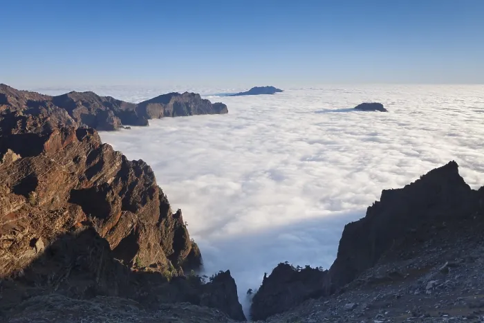 Gerahmter Druck : Blick in die Caldera de Taburiente Gerahmter Druck : Blick in die Caldera de Taburiente