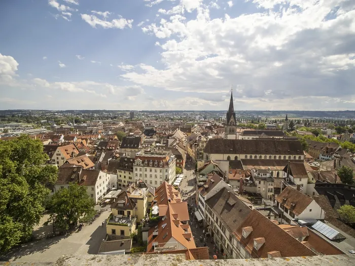 Gerahmter Druck : Blick vom Dom über die Altstadt. Gerahmter Druck : Blick vom Dom über die Altstadt.