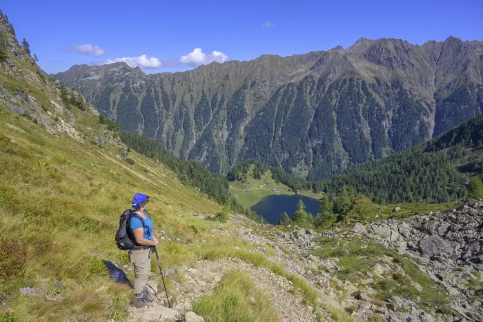 Gerahmter Druck : Blick hinunter zum Duisitzkarsee. Gerahmter Druck : Blick hinunter zum Duisitzkarsee.