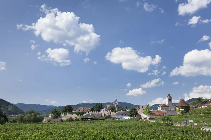 Gerahmter Druck : Blick auf Dürnstein, Wachau Gerahmter Druck : Blick auf Dürnstein, Wachau