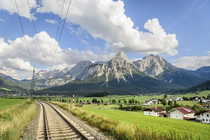 Gerahmter Druck : Blick auf die Ehrwalder Sonnenspitze Gerahmter Druck : Blick auf die Ehrwalder Sonnenspitze