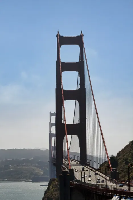 Gerahmter Druck : Blick auf die Golden Gate Bridge Gerahmter Druck : Blick auf die Golden Gate Bridge