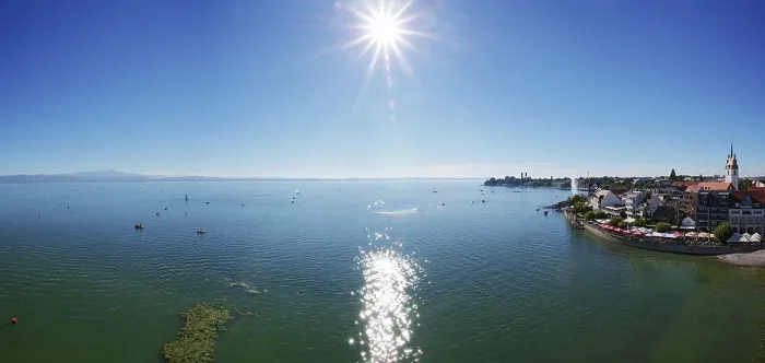 Gerahmter Druck : Blick vom Hafenpier-Observationsturm. Gerahmter Druck : Blick vom Hafenpier-Observationsturm.