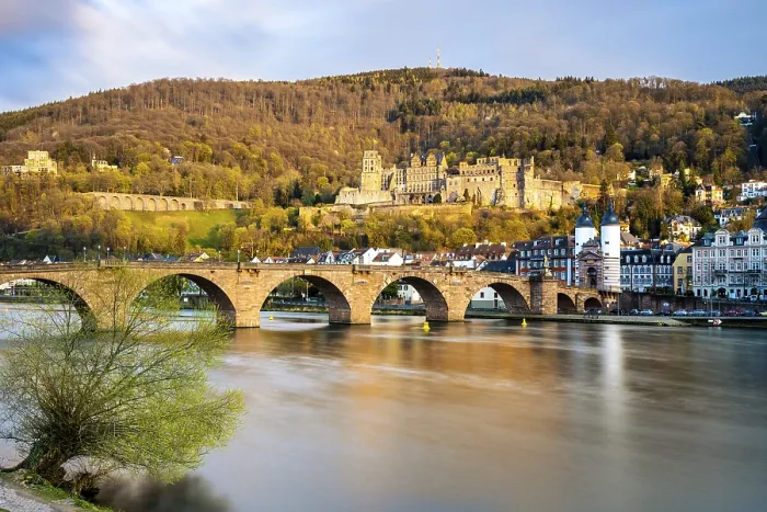Gerahmter Druck : Ansicht von Heidelberg, der Burg Gerahmter Druck : Ansicht von Heidelberg, der Burg