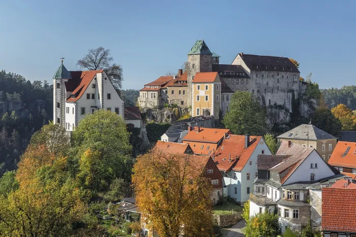 Gerahmter Druck : Ansicht von Hohnstein Castle, Hohnstein Gerahmter Druck : Ansicht von Hohnstein Castle, Hohnstein