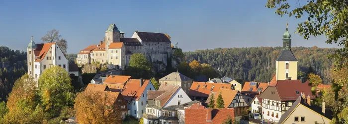 Gerahmter Druck : Blick auf Burg Hohnstein, Hohnstein Gerahmter Druck : Blick auf Burg Hohnstein, Hohnstein