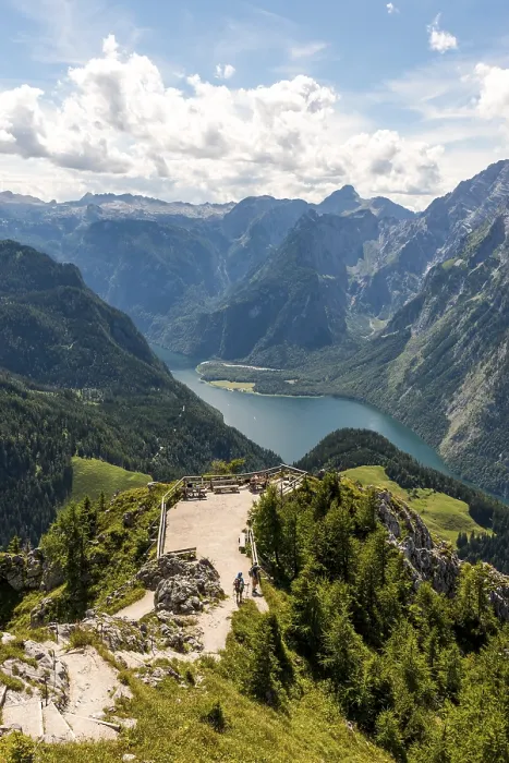 Gerahmter Druck : Blick über den Königssee vom Jenner. Gerahmter Druck : Blick über den Königssee vom Jenner.