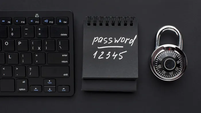 Gerahmter Druck : Oberansichts-Lock mit Passwortschreibfeld. Gerahmter Druck : Oberansichts-Lock mit Passwortschreibfeld.