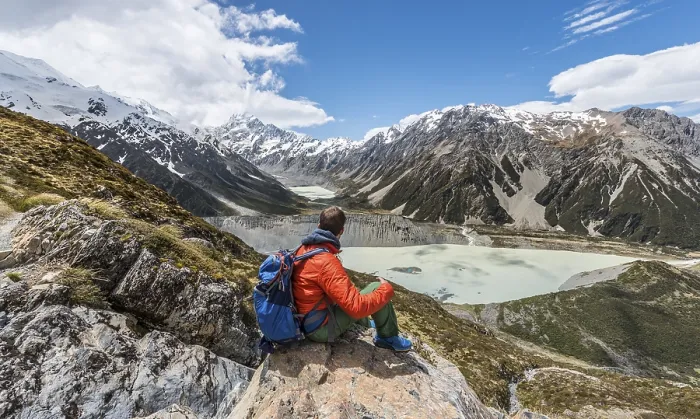 Gerahmter Druck : Blick auf den Mount Cook und die Hooker Valley. Gerahmter Druck : Blick auf den Mount Cook und die Hooker Valley.