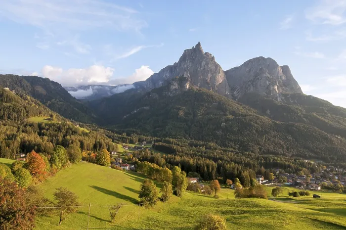 Gerahmter Druck : Blick auf den Schlern Gerahmter Druck : Blick auf den Schlern