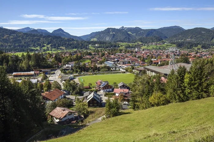 Gerahmter Druck : Ansicht von Oberstdorf, Oberallgäu Gerahmter Druck : Ansicht von Oberstdorf, Oberallgäu