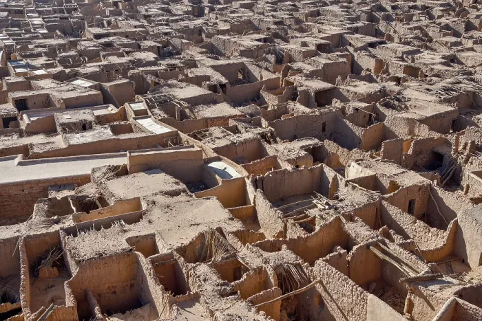 Gerahmter Druck : Blick über die alte Stadt AlUla. Gerahmter Druck : Blick über die alte Stadt AlUla.