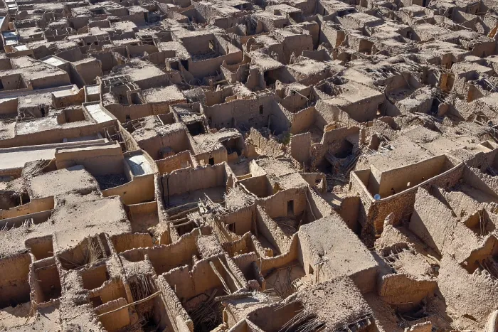 Gerahmter Druck : Blick über die alte Stadt AlUla Gerahmter Druck : Blick über die alte Stadt AlUla