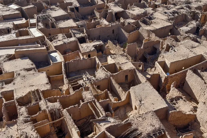 Gerahmter Druck : Blick über die alte Stadt AlUla. Gerahmter Druck : Blick über die alte Stadt AlUla.