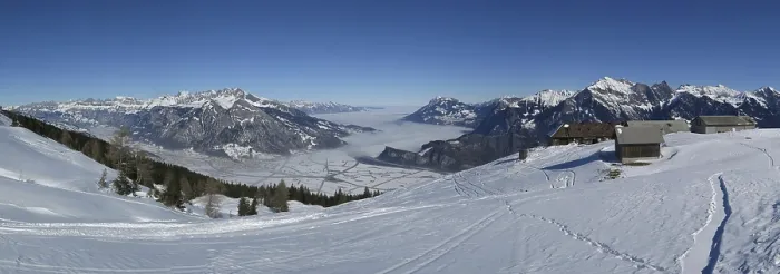 Gerahmter Druck : Blick auf den Pizol Gerahmter Druck : Blick auf den Pizol