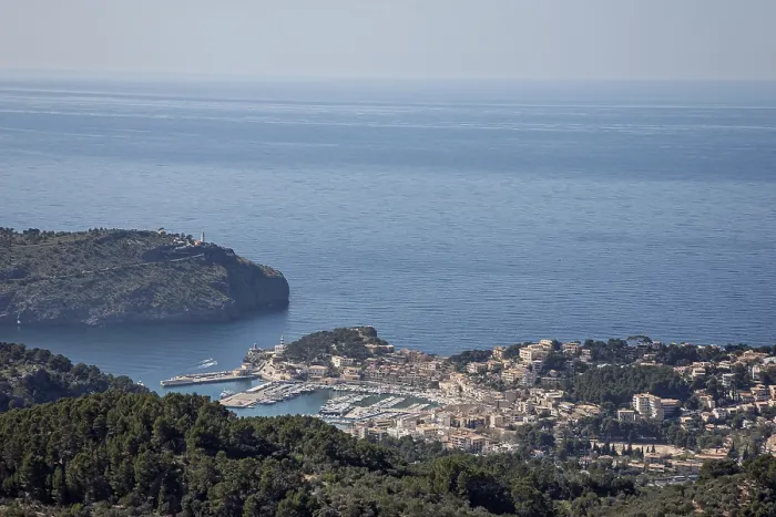 Gerahmter Druck : Blick auf Port de Soller, Mallorca. Gerahmter Druck : Blick auf Port de Soller, Mallorca.