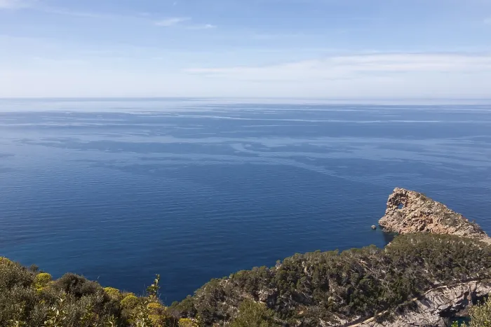 Gerahmter Druck : Blick auf Punta de Sa Foradada, Nordküste Gerahmter Druck : Blick auf Punta de Sa Foradada, Nordküste