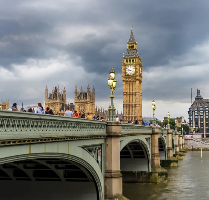Gerahmter Druck : Blick über den Fluss Themse, Westminster Bridge. Gerahmter Druck : Blick über den Fluss Themse, Westminster Bridge.
