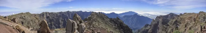 Gerahmter Druck : Blick vom Roque de los Muchachos Gerahmter Druck : Blick vom Roque de los Muchachos