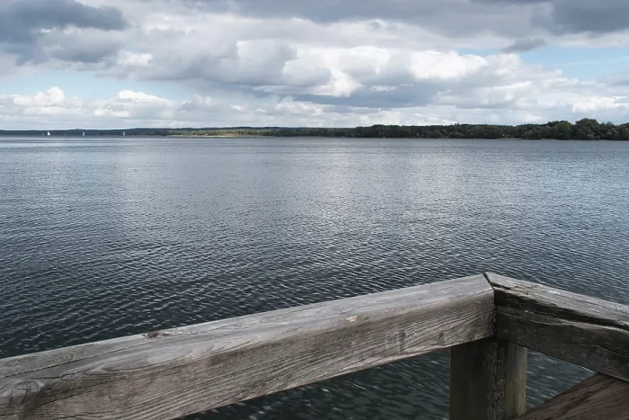 Gerahmter Druck : Blick über den Scharmutzelsee. Gerahmter Druck : Blick über den Scharmutzelsee.