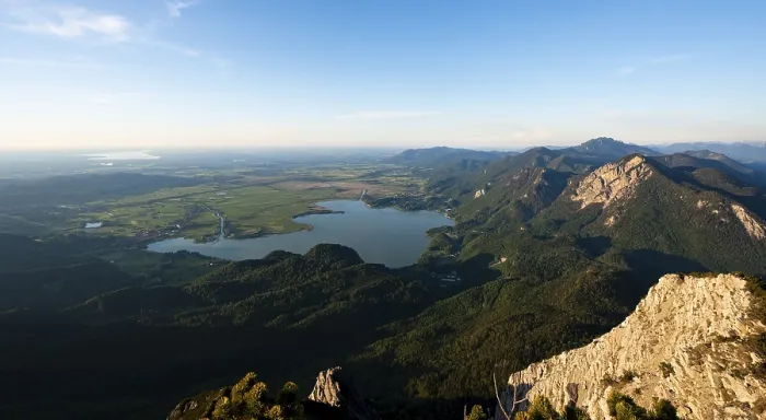 Gerahmter Druck : Blick vom Gipfel des Herzogstand. Gerahmter Druck : Blick vom Gipfel des Herzogstand.