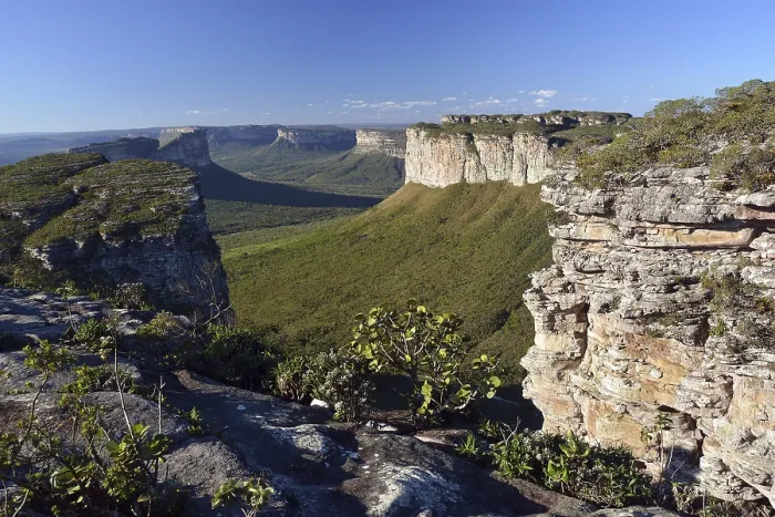 Gerahmter Druck : Blick von der Tafelberg Pai Inacio Gerahmter Druck : Blick von der Tafelberg Pai Inacio