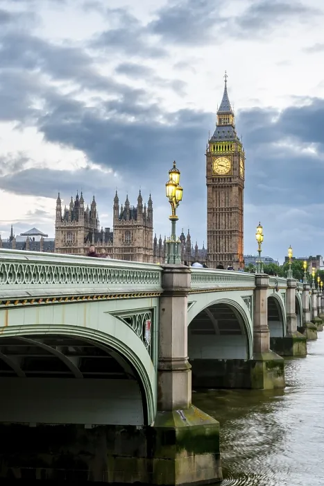 Gerahmter Druck : Blick über den Themse, Westminster Bridge. Gerahmter Druck : Blick über den Themse, Westminster Bridge.