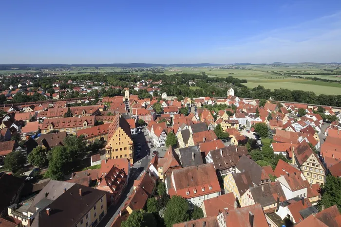 Gerahmter Druck : Blick von der Turm des Daniel oder St.