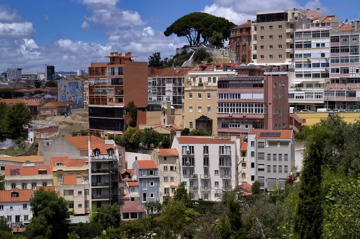 Gerahmter Druck : Blick vom Aussichtspunkt Miradouro da Graca Gerahmter Druck : Blick vom Aussichtspunkt Miradouro da Graca