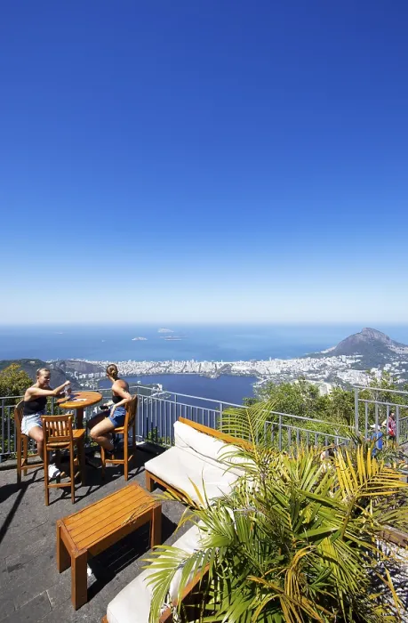 Gerahmter Druck : Blickturm auf dem Corcovado Gerahmter Druck : Blickturm auf dem Corcovado