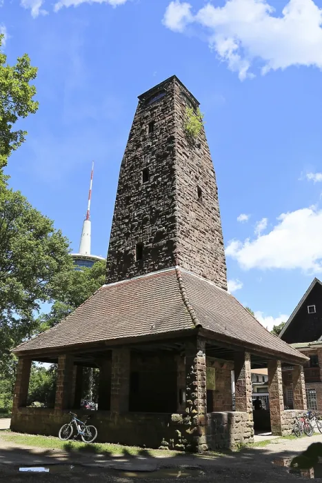 Gerahmter Druck : Die Aussichtsturm auf dem Weißer Stein. Gerahmter Druck : Die Aussichtsturm auf dem Weißer Stein.