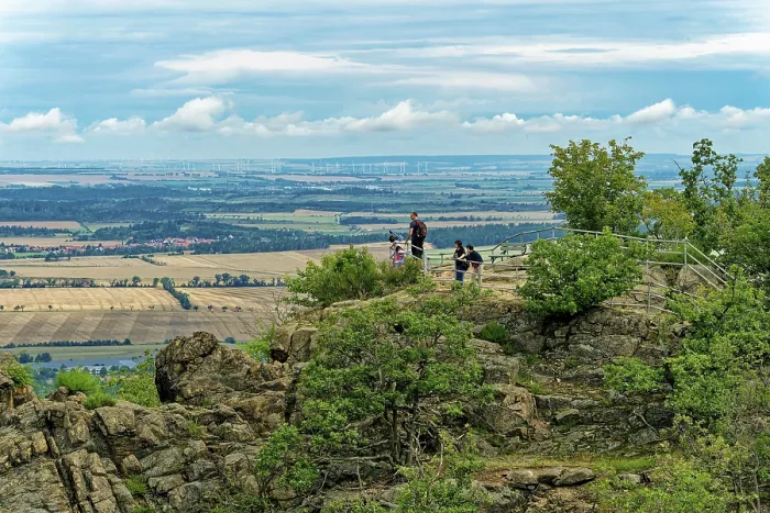 Gerahmter Druck : Blickpunkt am Hexentanzplatz, Aussicht auf Thale. Gerahmter Druck : Blickpunkt am Hexentanzplatz, Aussicht auf Thale.