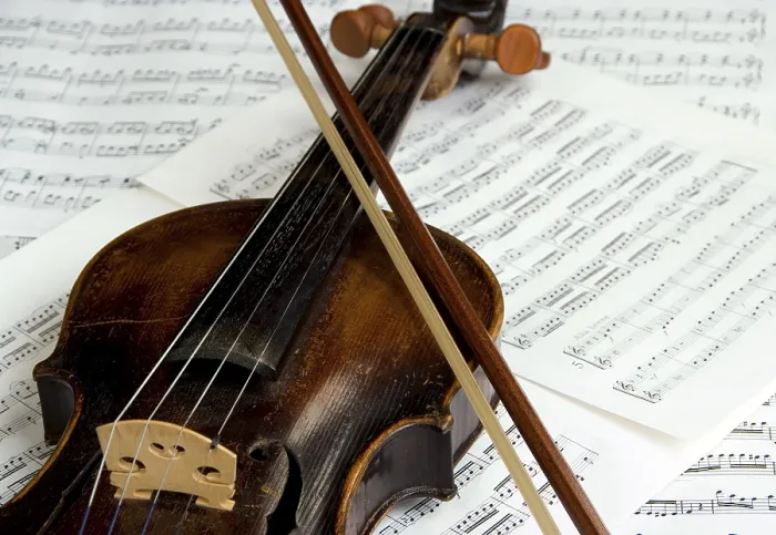 Gerahmter Druck : Violin Gerahmter Druck : Violin