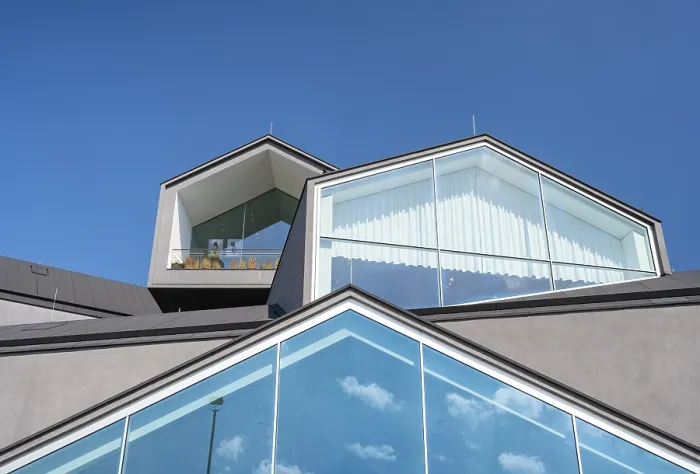 Gerahmter Druck : Vitra-Haus, Architekten Herzog und de Meuron. Gerahmter Druck : Vitra-Haus, Architekten Herzog und de Meuron.
