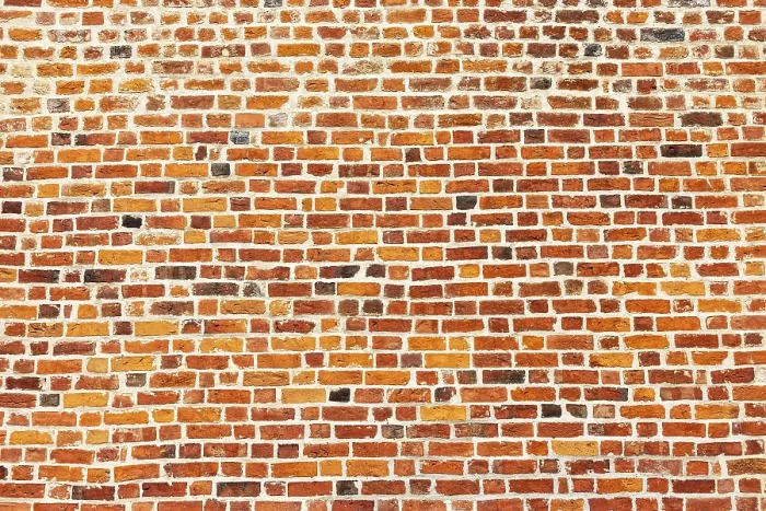 Gerahmter Druck : Mauer aus roten Backsteinen, Backsteinmauer, Deutschland. Gerahmter Druck : Mauer aus roten Backsteinen, Backsteinmauer, Deutschland.